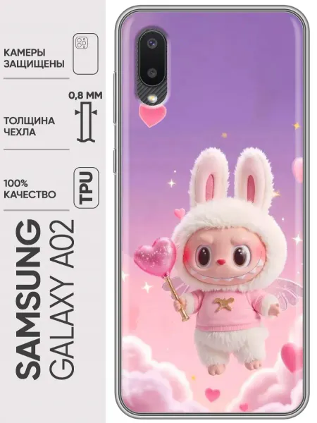 Trendmall Чехол на Samsung Galaxy A02 Labubu Лабубу
