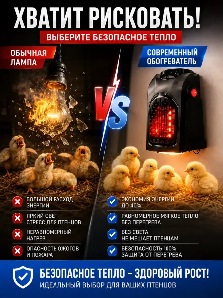 Обогреватель для теплицы на аккумуляторе