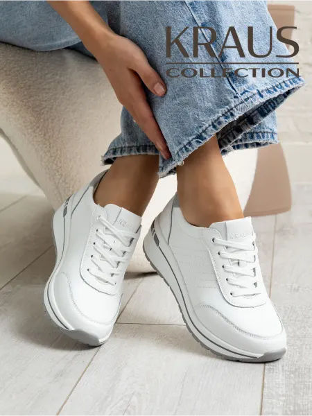 KRAUS Collection Кроссовки женские белые