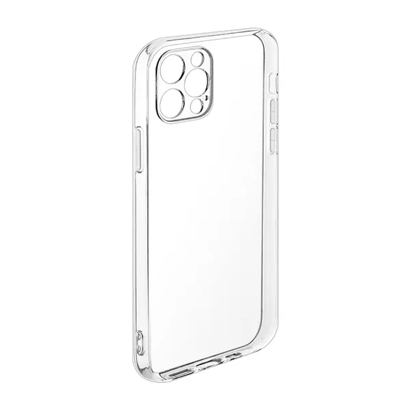 Чехол на Apple iPhone 12 Pro Max с защитой камеры, ударопрочный, из термополиуретана, прозрачный