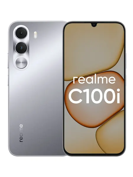 Смартфон Realme C100i RMX5377 4/64 ГБ, серебристый