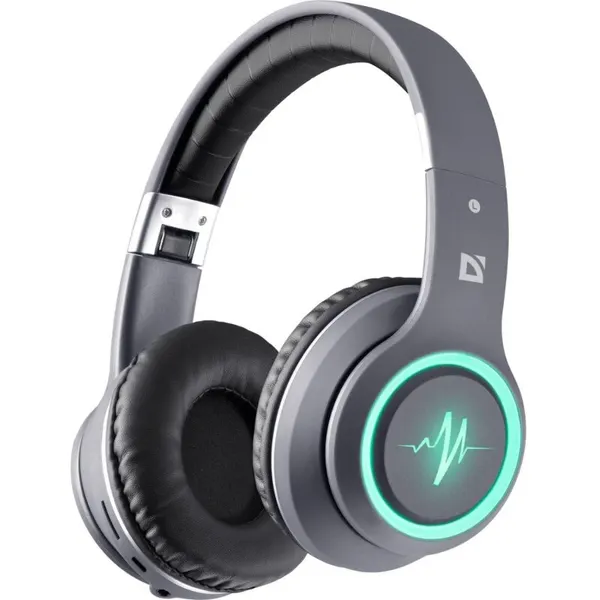 Наушники Defender FreeMotion B571 серый, LED, Bluetooth (63571)