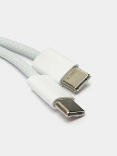 Зарядный кабель для Apple iPhone 15 и Android, плетеный, Type-c кабель, 60 W - Аксессуары и запчасти