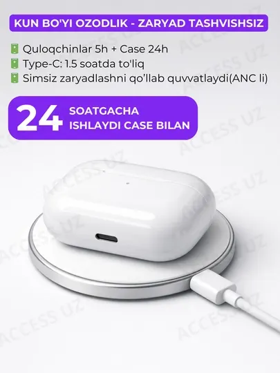 Наушники беспроводные Pods Pro 2 ANC Dubai, с шумоподавлением, для iOS и Android - Наушники
