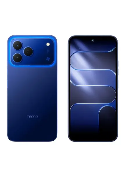Смартфон Tecno Spark 50 6/128 ГБ Синий Ростест (EAC) (KN4n 128+6 Halo Blue)