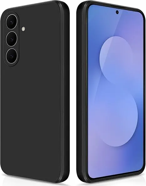 Чехол матовый для Samsung Galaxy S25 FE (Самсунг Галакси С25 ФЕ), черный