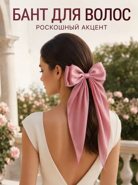 ROS Boutique Бант розовый