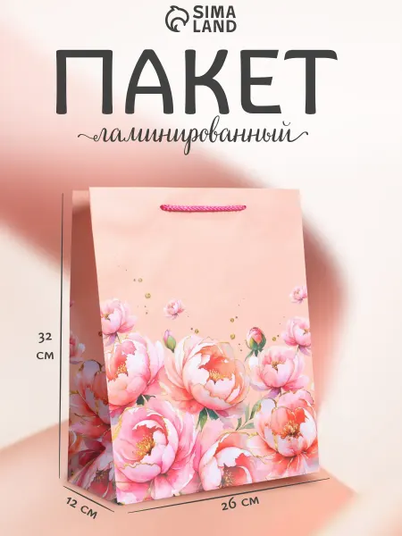 Сима-Ленд & UPAK LAND Пакет подарочный Прекрасной