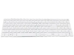 Клавиатура для Packard Bell VG70 ноутбука белая без подсветки