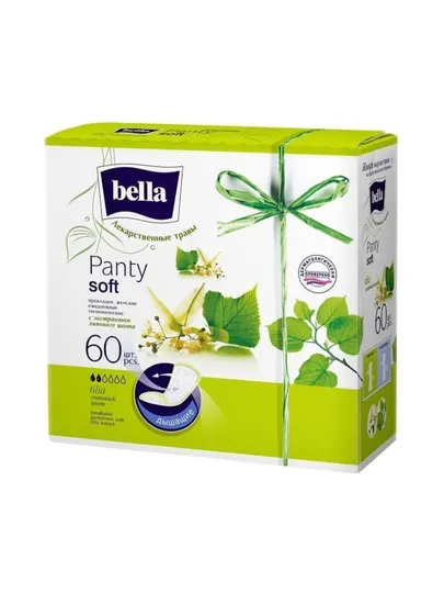 Женские ежедневные прокладки Bella Panty Soft, Soft Deo Fresh, Soft Verbena, 60 шт