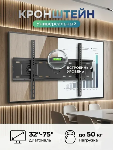 DREAMING HOUSE Надежный кронштейн для телевизора 32-75 на стену