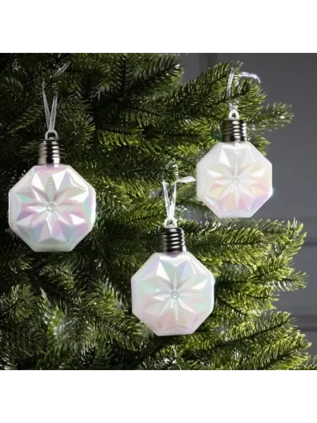 Luazon Lighting Новогодний набор елочных шаров с подсветкой