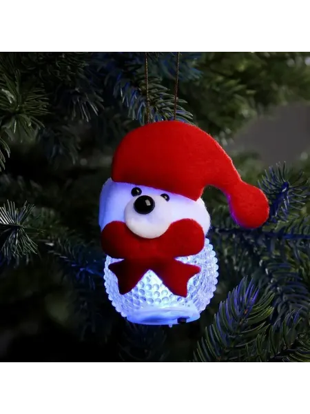 Luazon Lighting Медвежонок-ёлочная игрушка с подсветкой