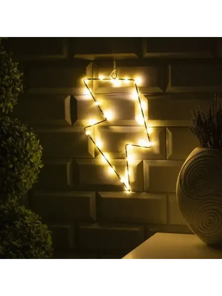 Luazon Lighting Новогодняя световая фигура Молния для интерьера