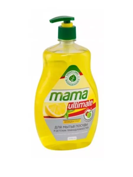 Mama ultimate Концентрат для мытья посуды Лимон 1000 мл