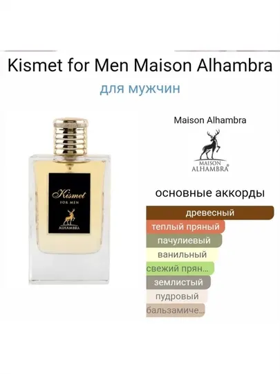 Kismet for Men, for Women Maison Alhambra 100 мл, духи для мужчин и женщин - Парфюмерная вода