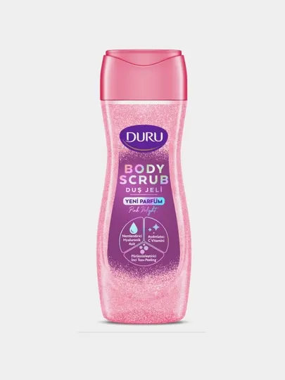 Гель для душа-скраб Duru Body Scrub Pink Delight, 450 мл - Средства для душа и ванны