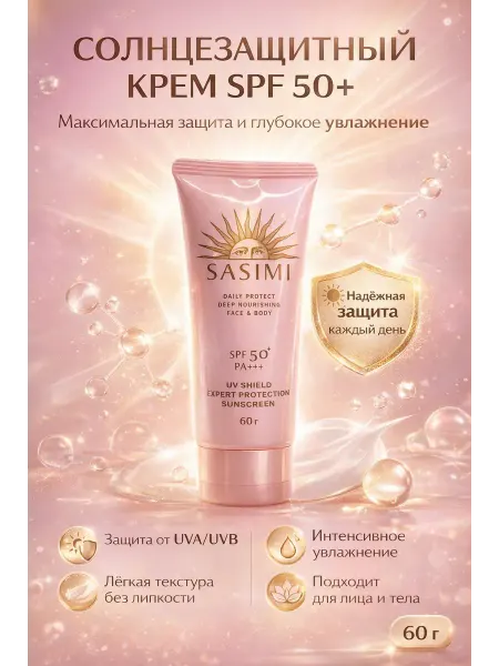 Dfoti20 Солнцезащитный крем для лица и тела SPF 50+