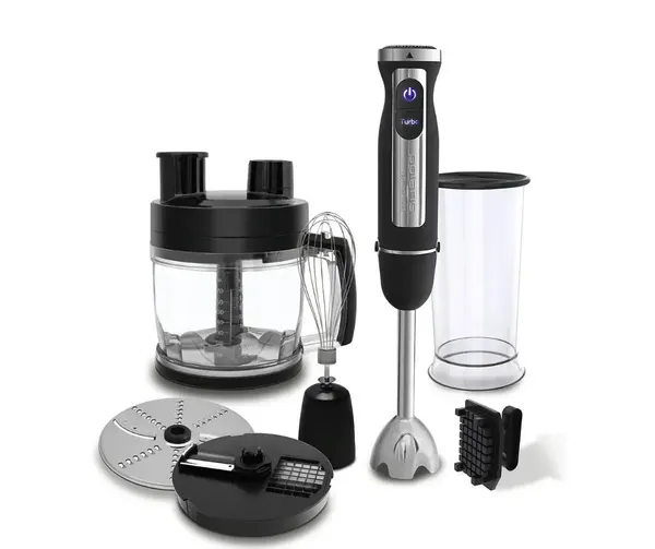 Блендер Polaris PHB 1589AL, мощность 1500Вт, 30 скоростей, с насадками