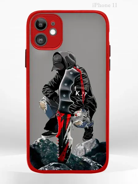 Чехол на Apple iPHONE 11 с принтом Boy Standoff