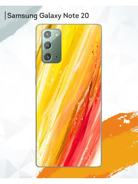 Мобилиус Чехол на Samsung Note 20 с принтом рисунком