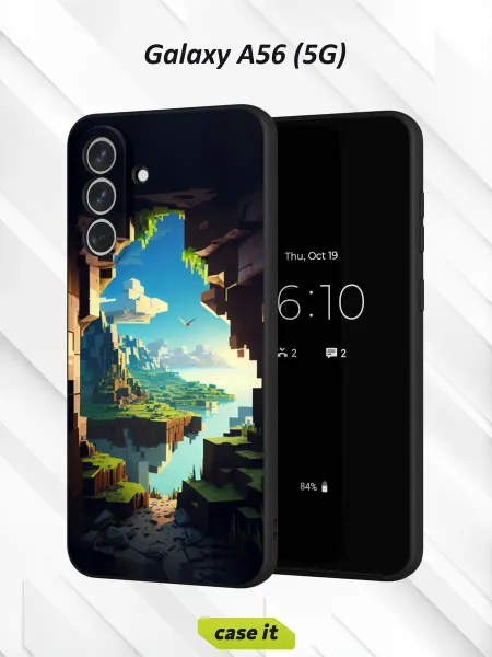 Case it Чехол на Samsung A56 (5G)с принтом Minecraft