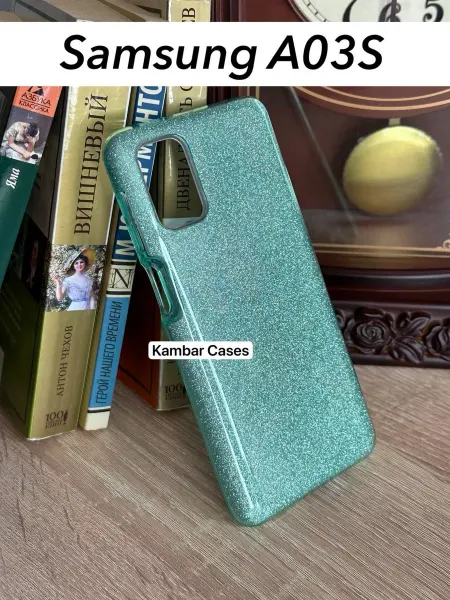 Kambar cases Чехол на телефон Samsung A03S блестящий глянцевый