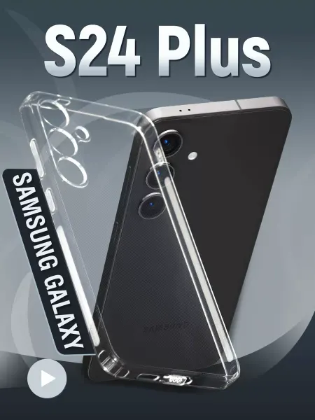 Samsung Чехол на S24 Plus прозрачный противоударный
