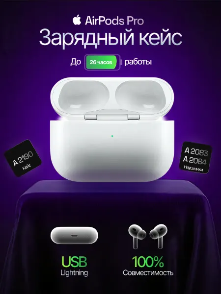 MAGSS Зарядный кейс для беспроводных наушников AirPods Pro
