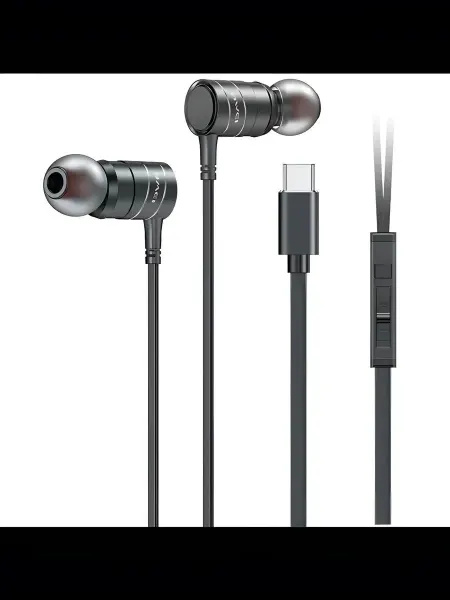 Проводные внутриканальные наушники с USB-C и микрофоном