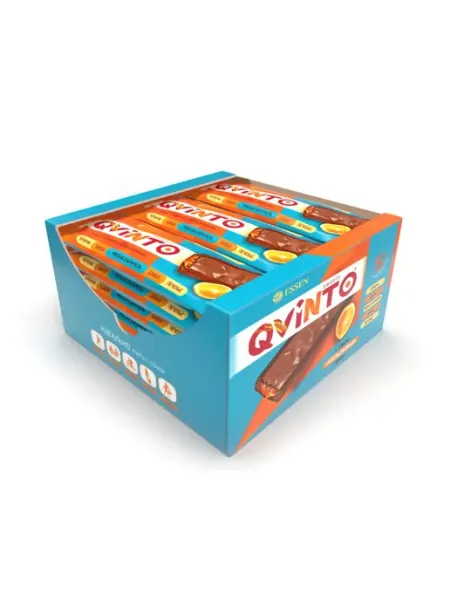 ESSEN Батончик QVINTO с какао апельсиновый 29 г, 21 шт