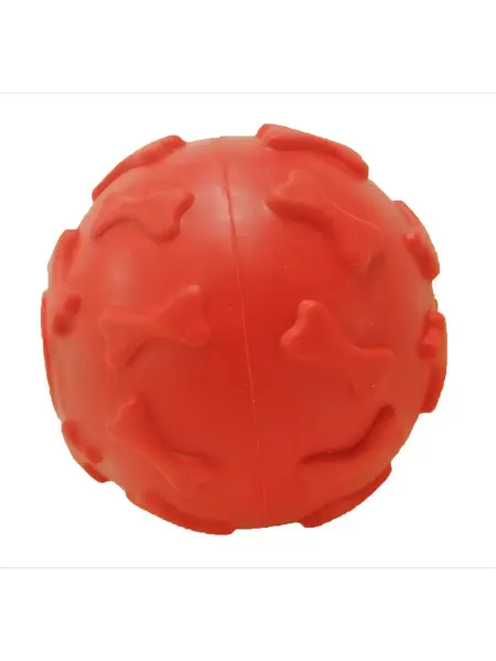 HomePet Игрушка для собак Мяч с рисунком косточки с пищалкой
