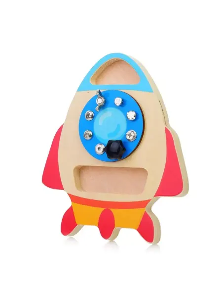 BestForKids Бизиборд игрушка развивающая "Ракета"