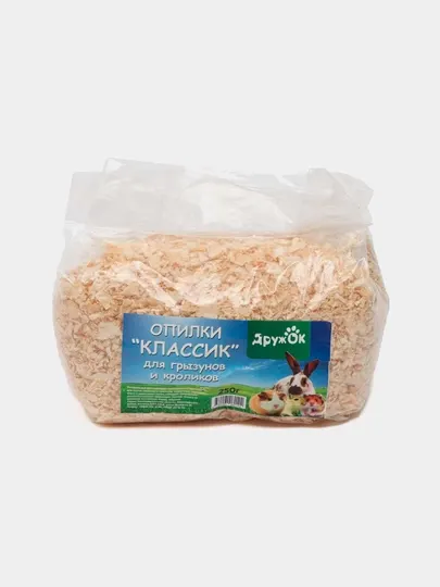 Опилки Дружок Классик для грызунов и кроликов