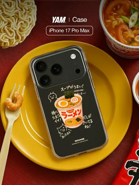 Чехол Yamcase для iPhone 17 Pro Max, силиконовый, прозрачный, противоударный