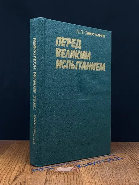 Издательство Политиздат Перед великим испытанием