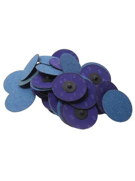 Rockforce Круг шлифовальный 75мм (№40) абразивный синий 50шт. ROCKFOR