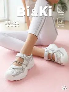 Кроссовки BI&KI открытые на массивной подошве