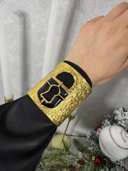 BIBI JOY SHOP браслет крупный из пинтерест замок