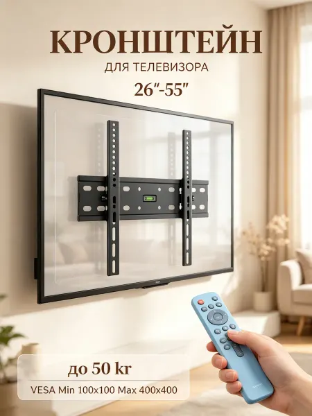 KEIZEN Кронштейн для телевизора настенный 26-55" наклон
