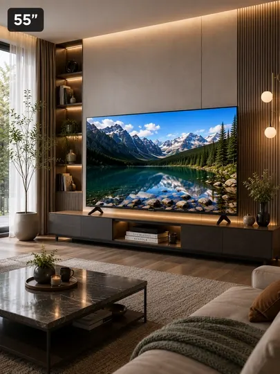 Телевизор Smart TV 32/43/55 дюймов, QLED+, Android TV, Wi-Fi, современный телевизор - Телевизоры