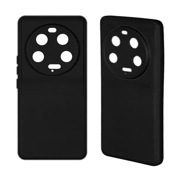 Чехол для Xiaomi 13 Ultra из термополиуретана с защитой камеры и покрытием Soft Touch, черный