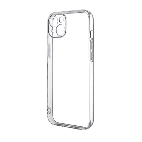 Чехол на Apple iPhone 14 Plus с защитой камеры, ударопрочный, из термополиуретана, прозрачный