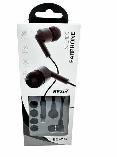 Наушники проводные Stereo Earphone BEZIR BZ-214