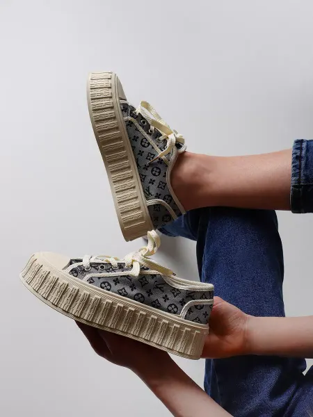 MiAmi slippers Кеды на платформе текстильные летние