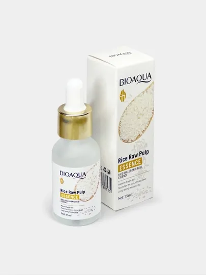Сыворотка Bioaqua Rice Raw Pulp Serum для омоложения кожи лица, 15 мл