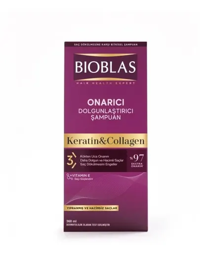 Шампунь с коллагеном и кератином от Bioblas