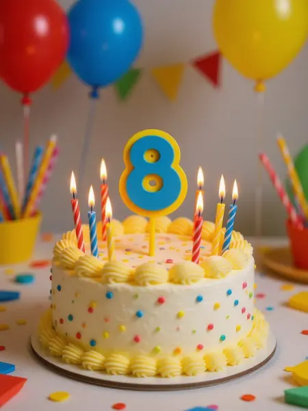 Топпер Щенячий патруль для торта "8"