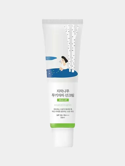 Солнцезащитный крем Round Lab Birch Juice Moisturizing SPF50