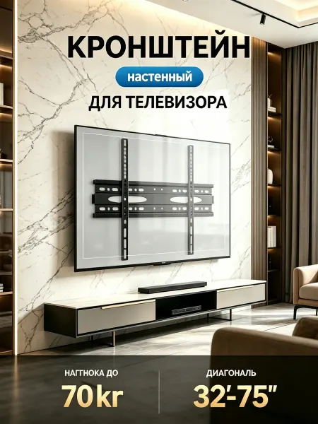 Home Team Кронштейн для телевизора на стену крепление сталь